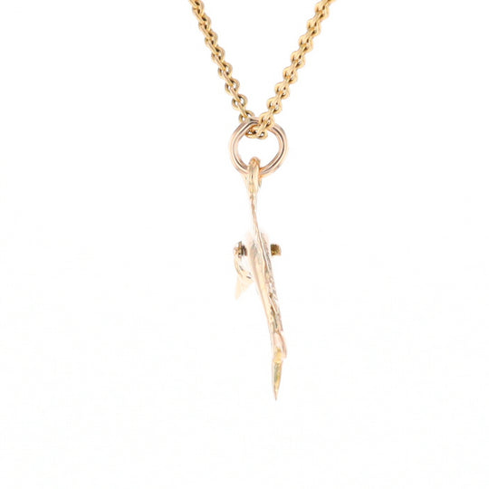 Gold Sailfish Pendant