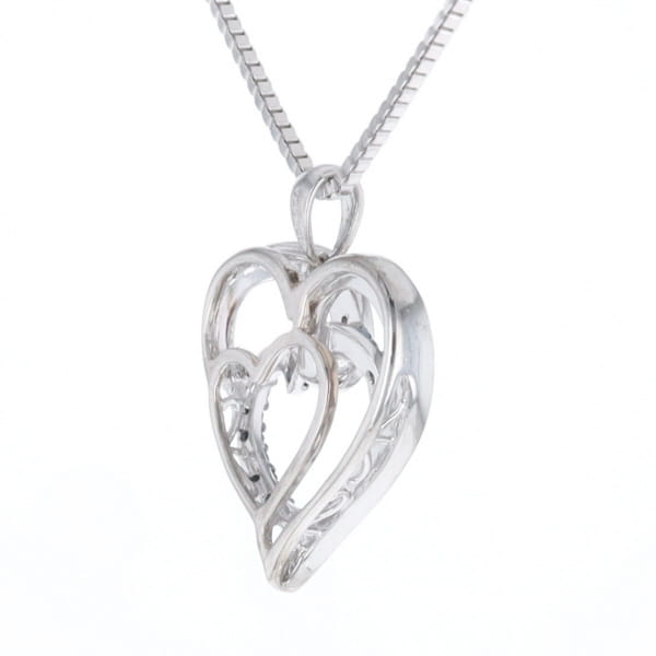 Double Open Heart Pendant
