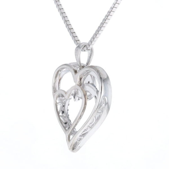 Double Open Heart Pendant