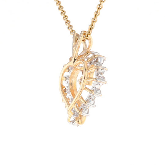 Open Heart Diamond Pendant