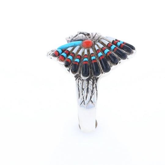 Native American Head Dress Ring