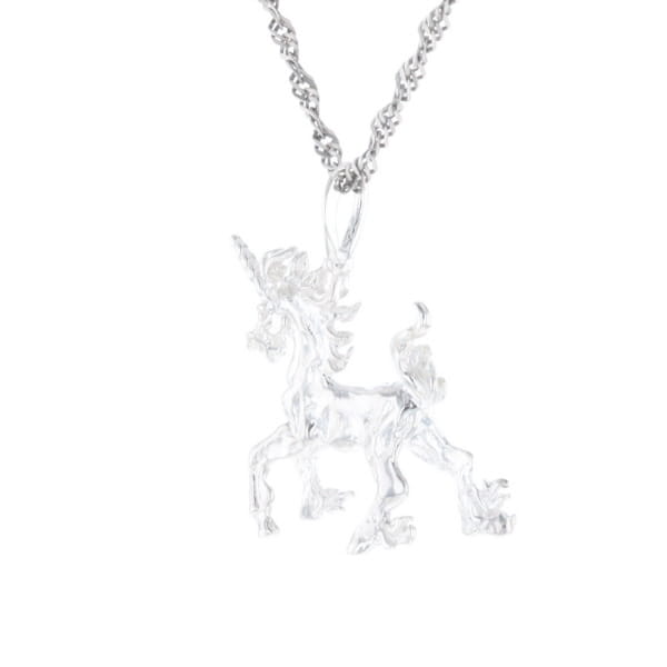 Silver Unicorn Pendant