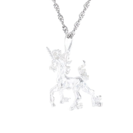 Silver Unicorn Pendant