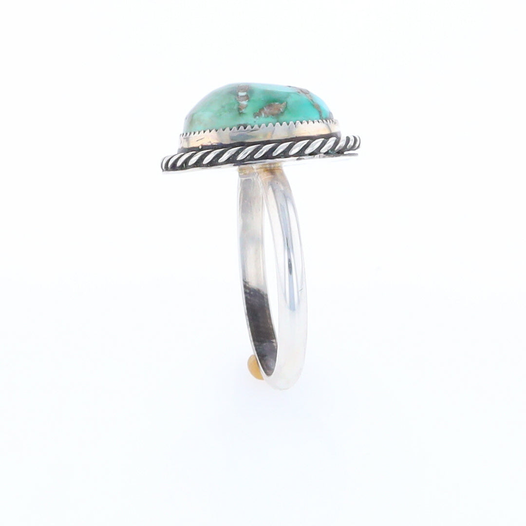 Bezel Set Turquoise Ring