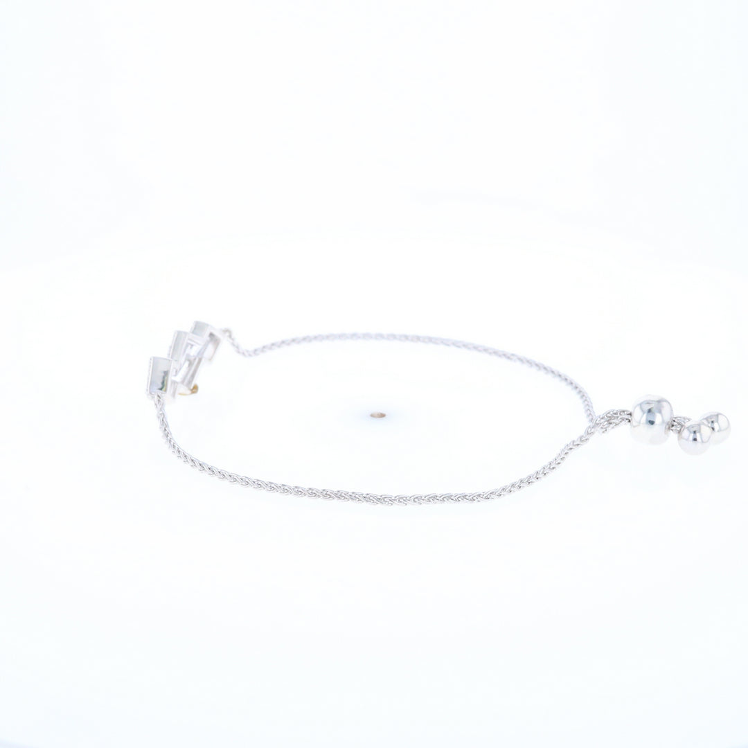 Bypass Diamond Bolo Bracelet