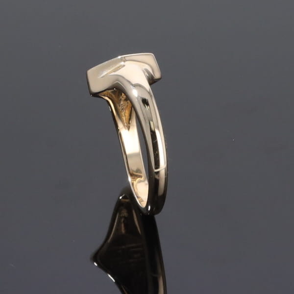 Opal Rings Diamond Shape Inlaid Design