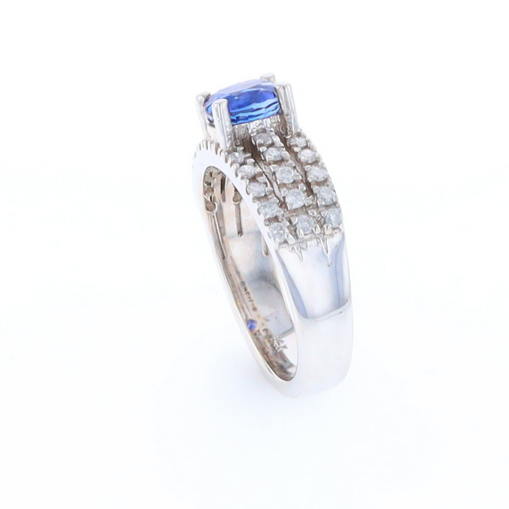 Sapphire Triple Band Ring