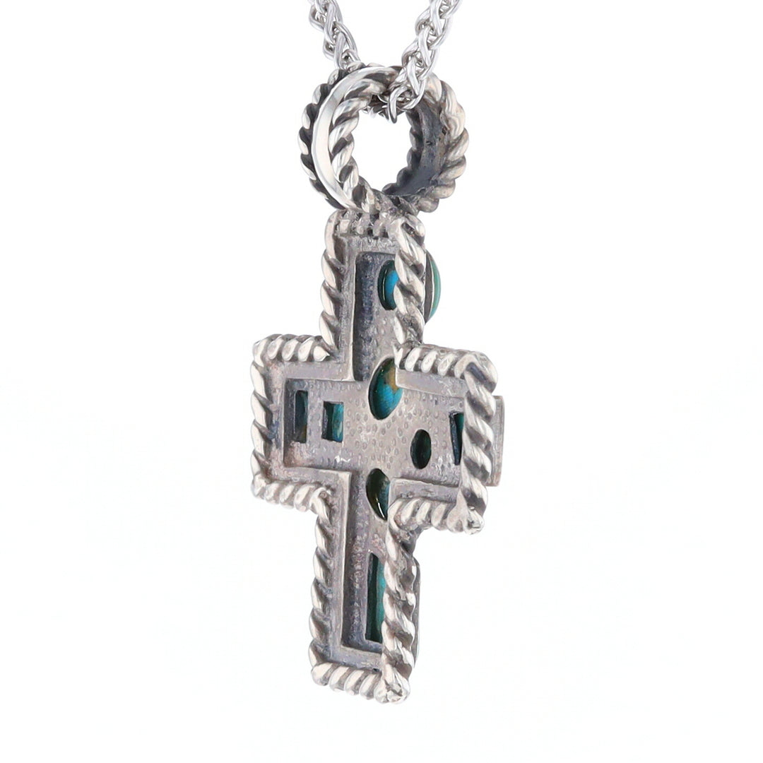 Turquoise Cross Pendant