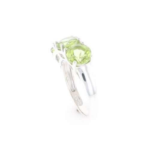 Triple Peridot Ring