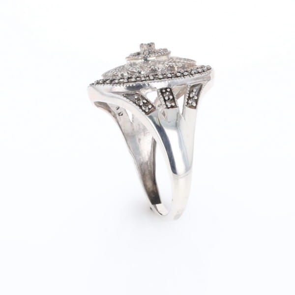 Open Work Filigree Design Ring