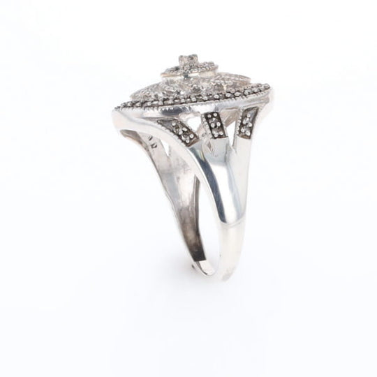 Open Work Filigree Design Ring