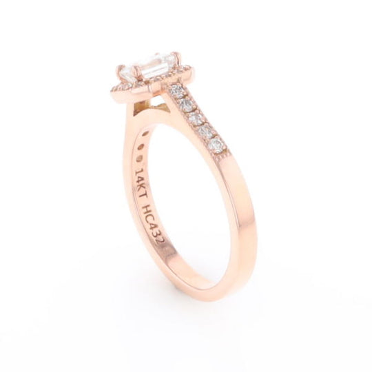 Princess Cut Diamond Halo Ring