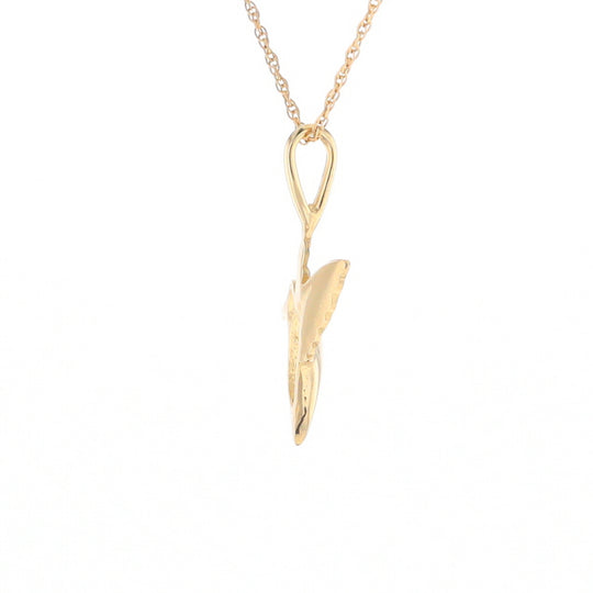 Gold Hummingbird Charm