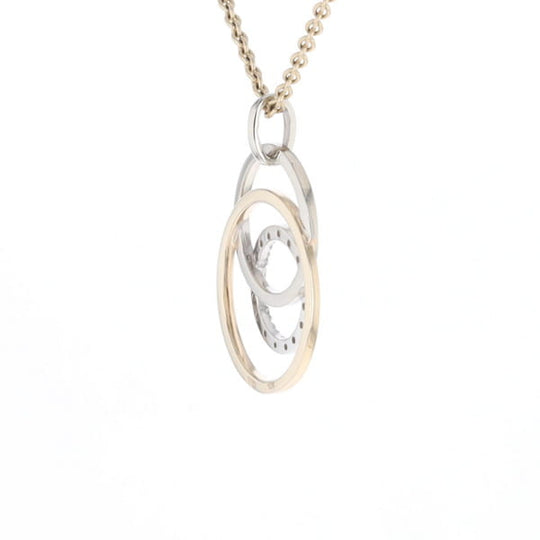 Two-Tone Interlocking Pendant