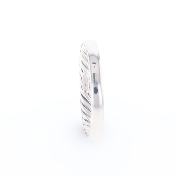 Sterling Silver Rope Decal Band