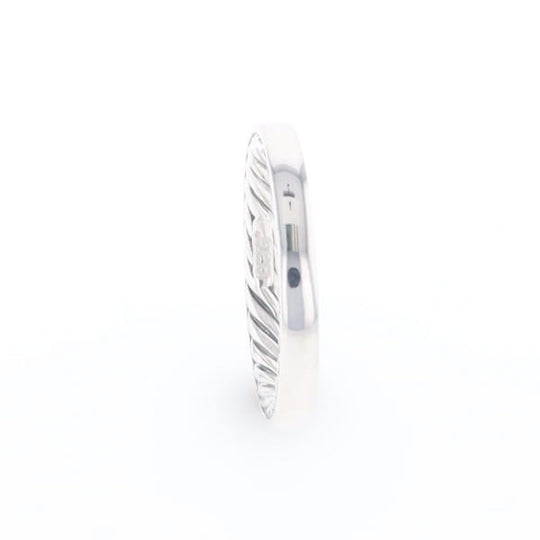 Sterling Silver Rope Decal Band