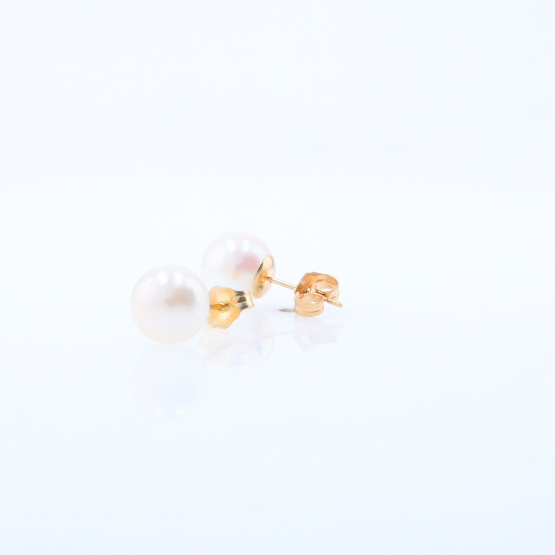 Pearl Stud Earrings