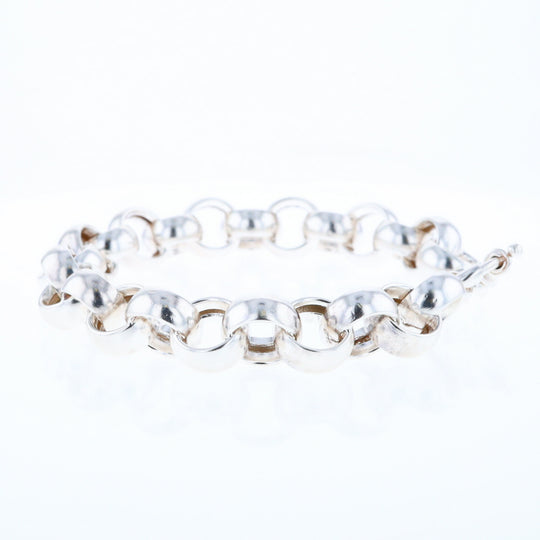 Silver Rolo Link Bracelet