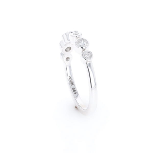 7-Stone Bezel Set Diamond ring
