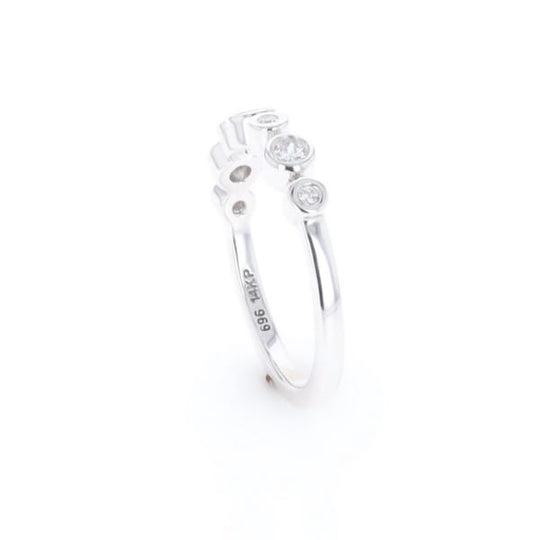 7-Stone Bezel Set Diamond ring