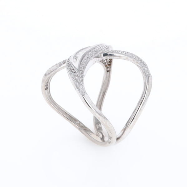 Dramatic Bypass Diamond Ring
