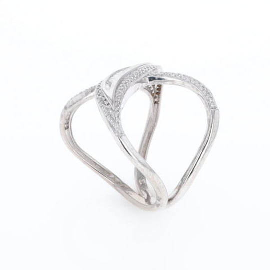 Dramatic Bypass Diamond Ring