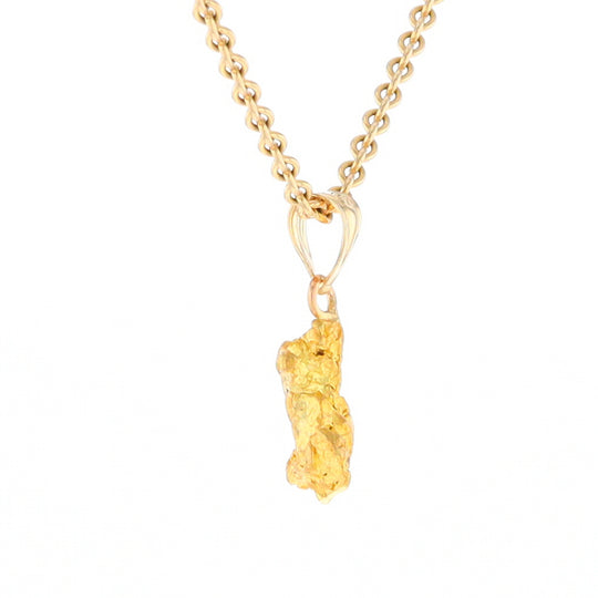 Natural Gold Nugget Pendant