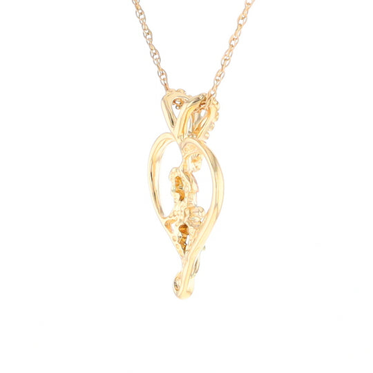 Black Hills Gold Open Heart Necklace