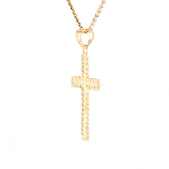 Textured Cross Pendant