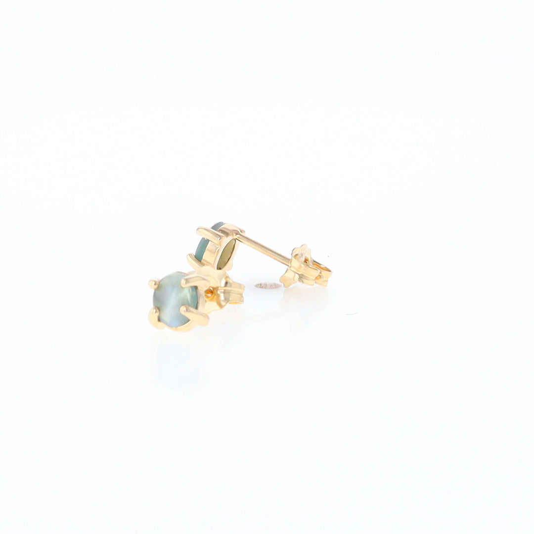 Cat's Eye Alexandrite Studs