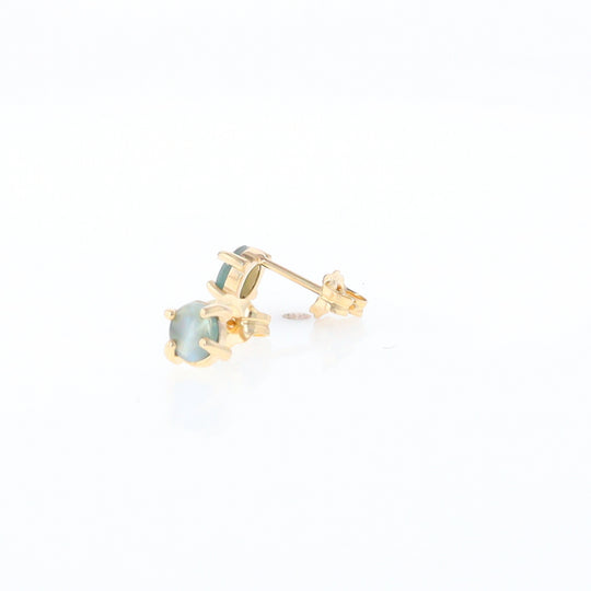 Cat's Eye Alexandrite Studs