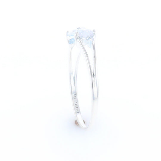 Cubic Zirconia Bow Tie Ring