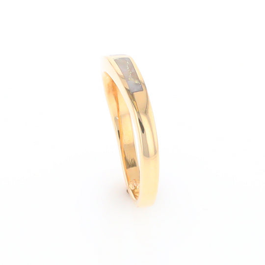 3 Section Gold Quartz Ring Lady’s Anniversary Band G2