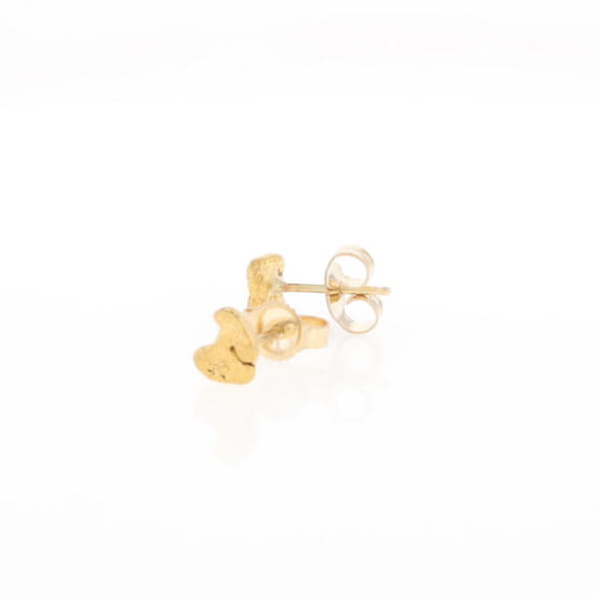 Natural Gold Nugget Earrings