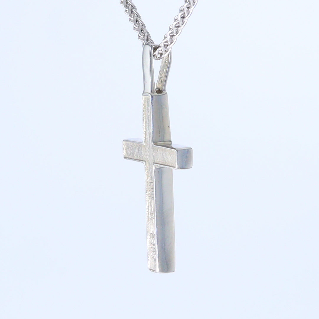 Opal Pendant 4 Section Inlaid Cross