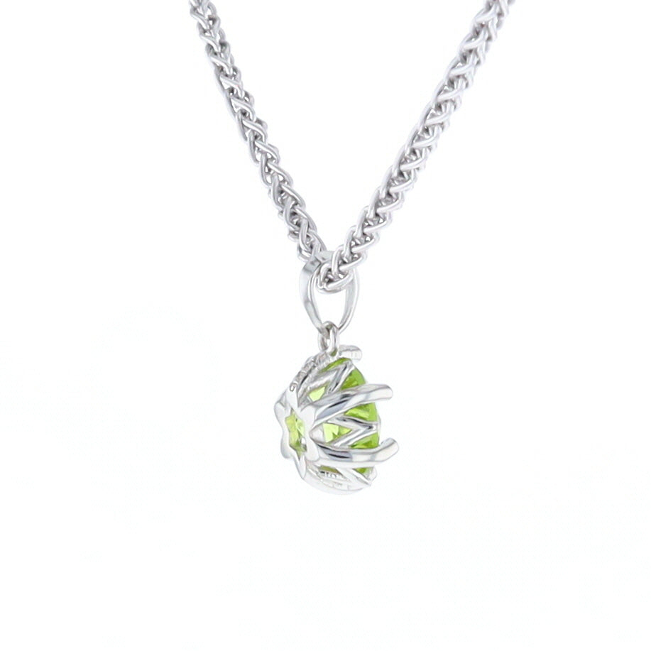 Solitaire Peridot Tulip Pendant