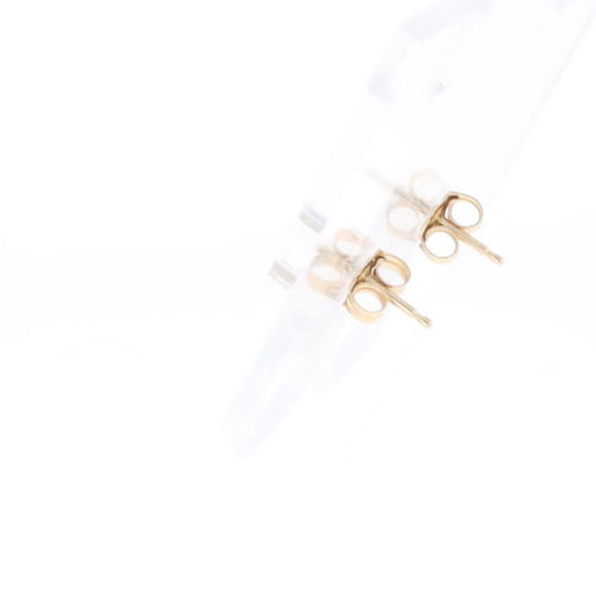 Gold Quartz Rectangle Inlaid Knocker Earrings - G2