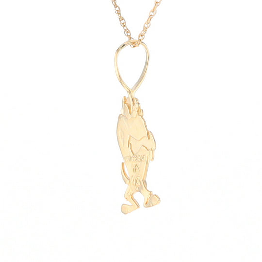 Gold Tasmanian Devil Charm