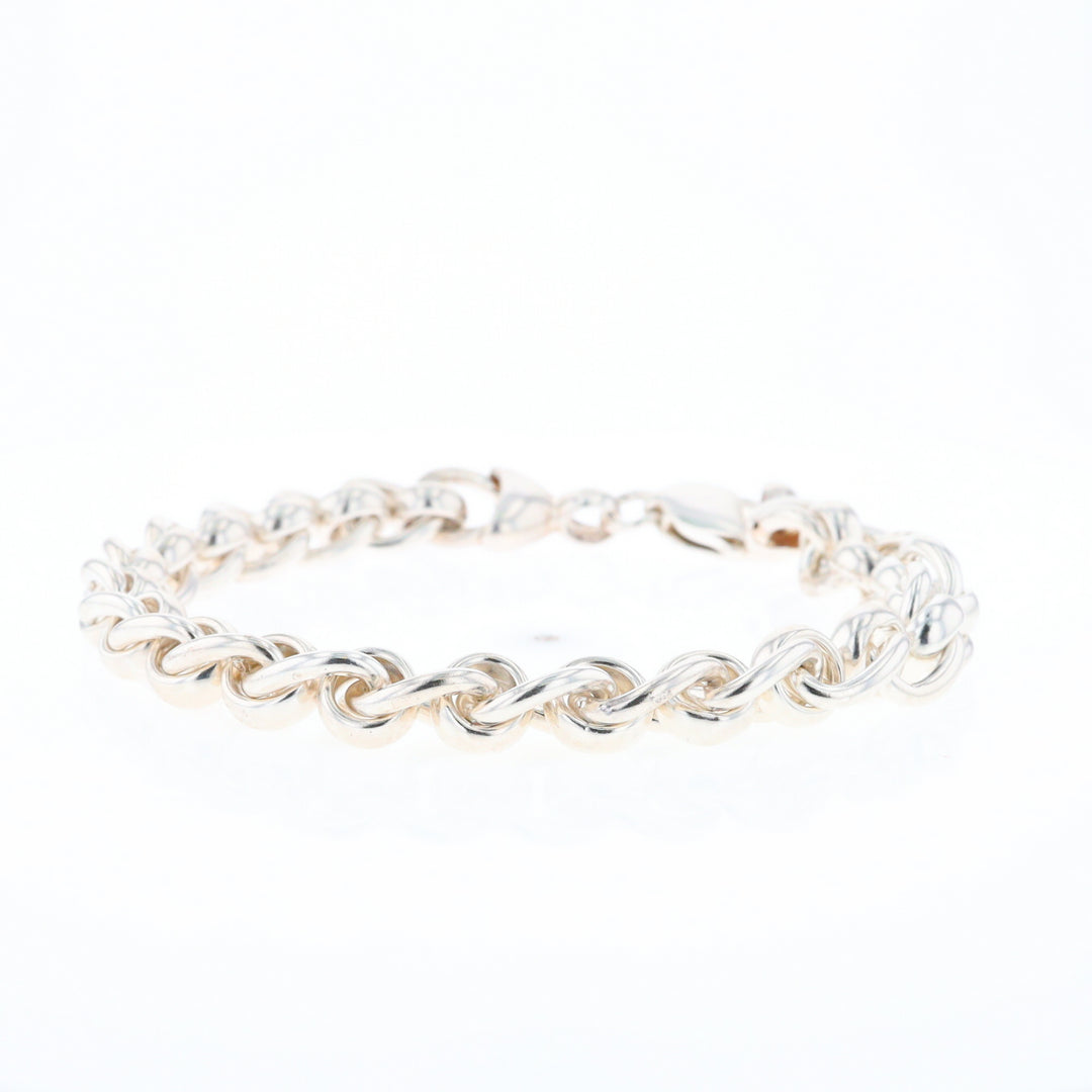 Sterling Silver Round Link Bracelet