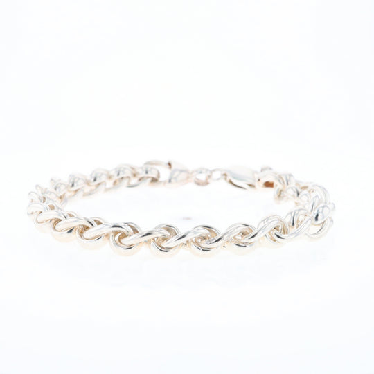 Sterling Silver Round Link Bracelet