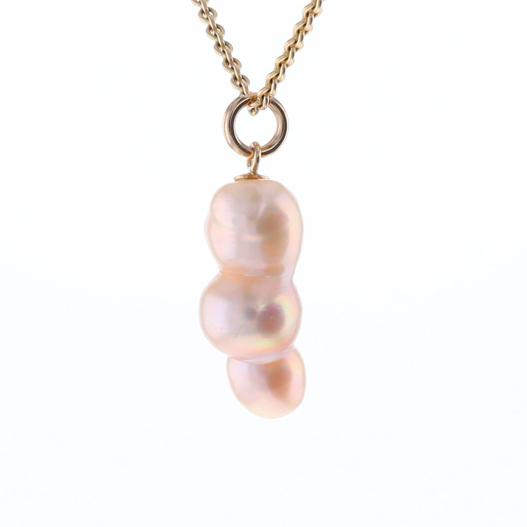 Baroque Triple Pearl Pendant