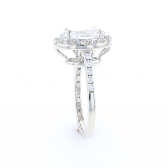 Diamond Halo Engagement Ring