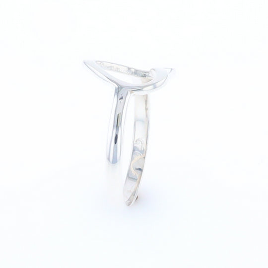 Sterling Silver Open Heart Ring