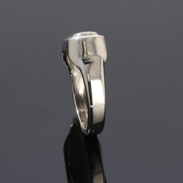 Opal Rings Rectangle Inlaid Design Lady's Ring