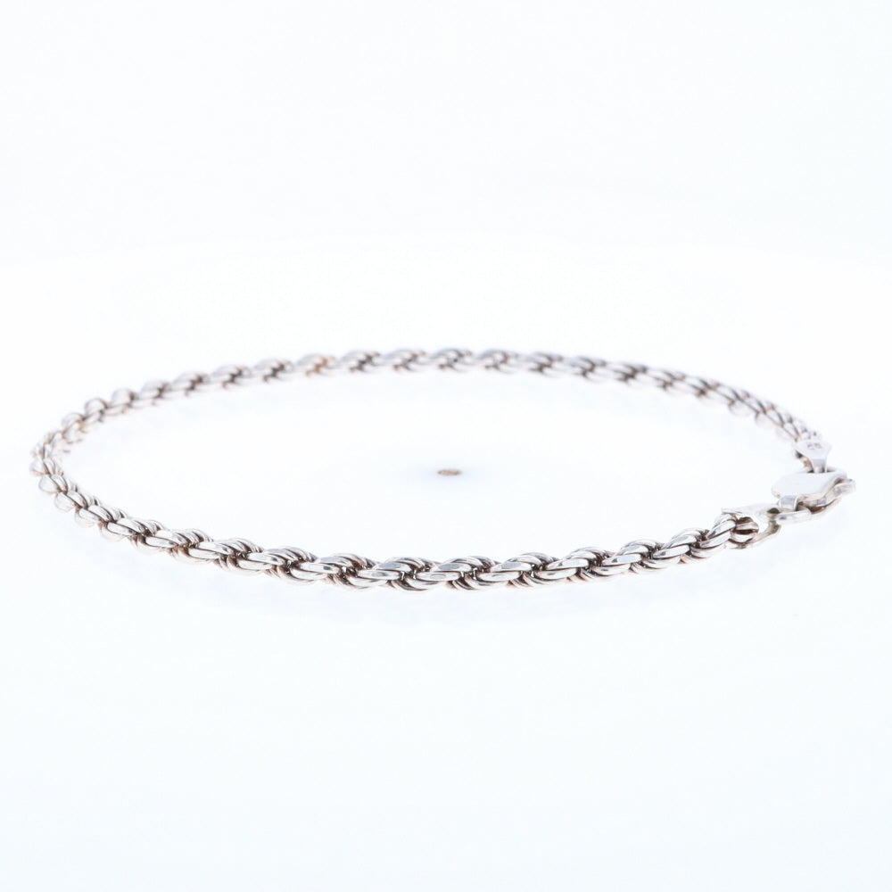 Silver Rope Bracelet