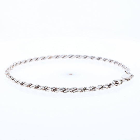 Silver Rope Bracelet