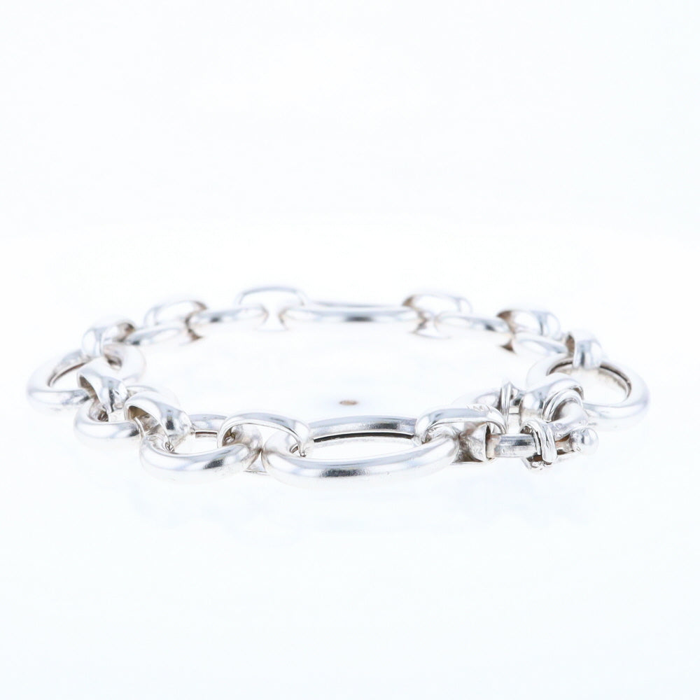 Sterling Silver Open Cable Link Bracelet