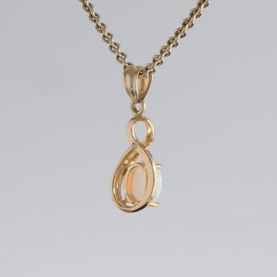 Swirl Opal Pendant