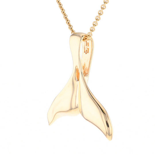 Whale Tail Necklaces Natural Nuggets Inlaid Sea Life Pendant