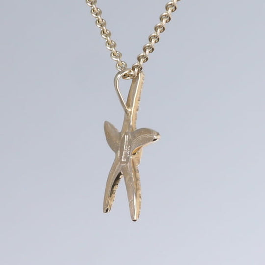 Opal Pendant Inlaid Realistic Star Fish Sea Life Design